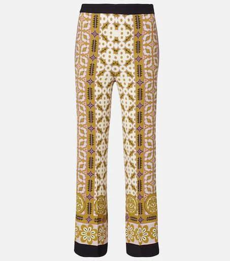 LA DOUBLE J Printed straight pants 1