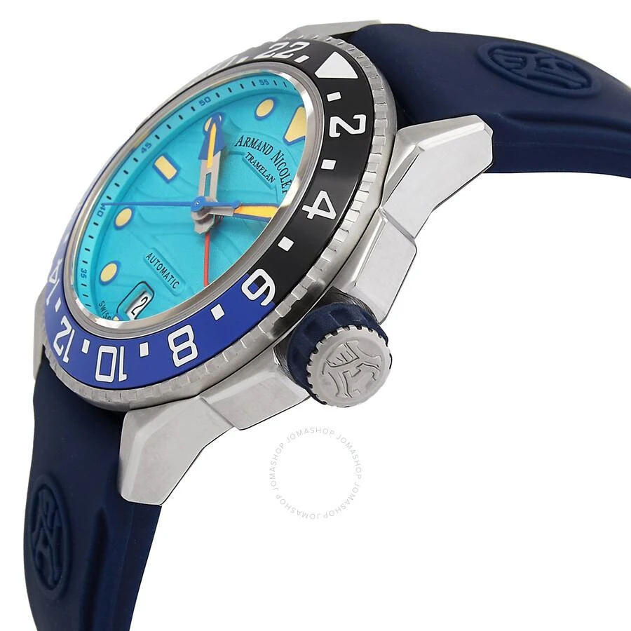 Armand Nicolet JSH GMT Automatic Batman Bezel Men's Watch A487RGU-TF-GG2710U 2