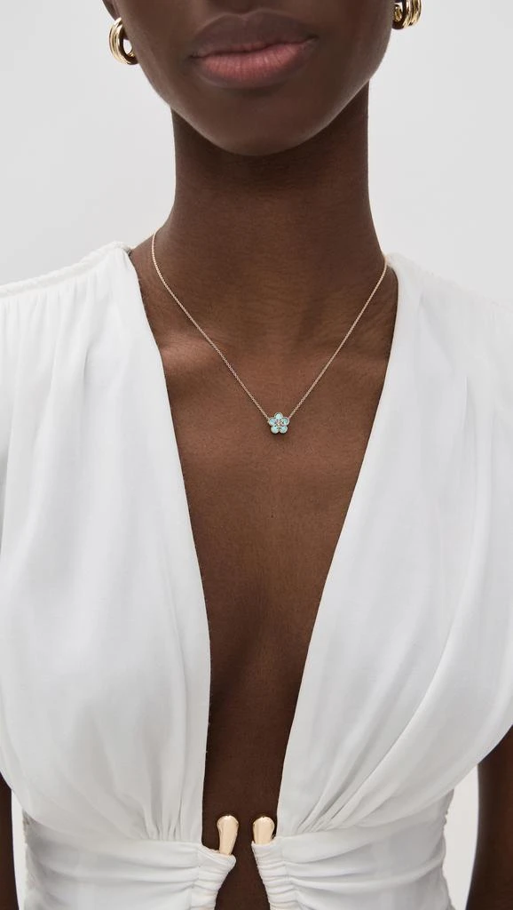 Tory Burch Kira Flower Pendant Necklace 2