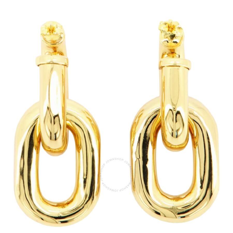 Paco Rabanne XL Link Double Hoop Earrings
