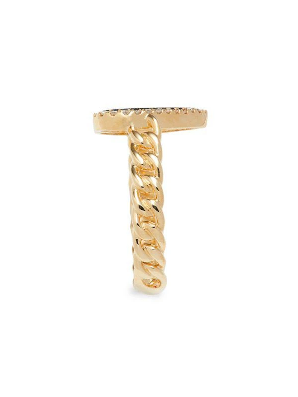 Effy 14K Yellow Gold, Onyx 
0.11 TCW Diamond Heart Ring 4