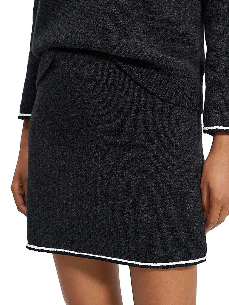 Theory Felted Tweed Miniskirt 6
