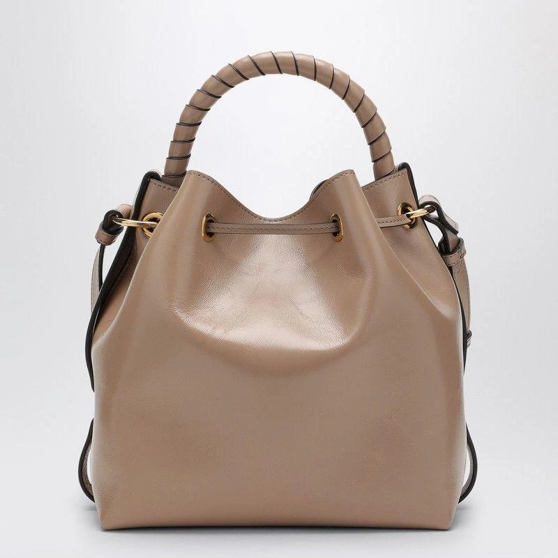 Chloé Chloé Marcie Bucket Bag In Deep 4