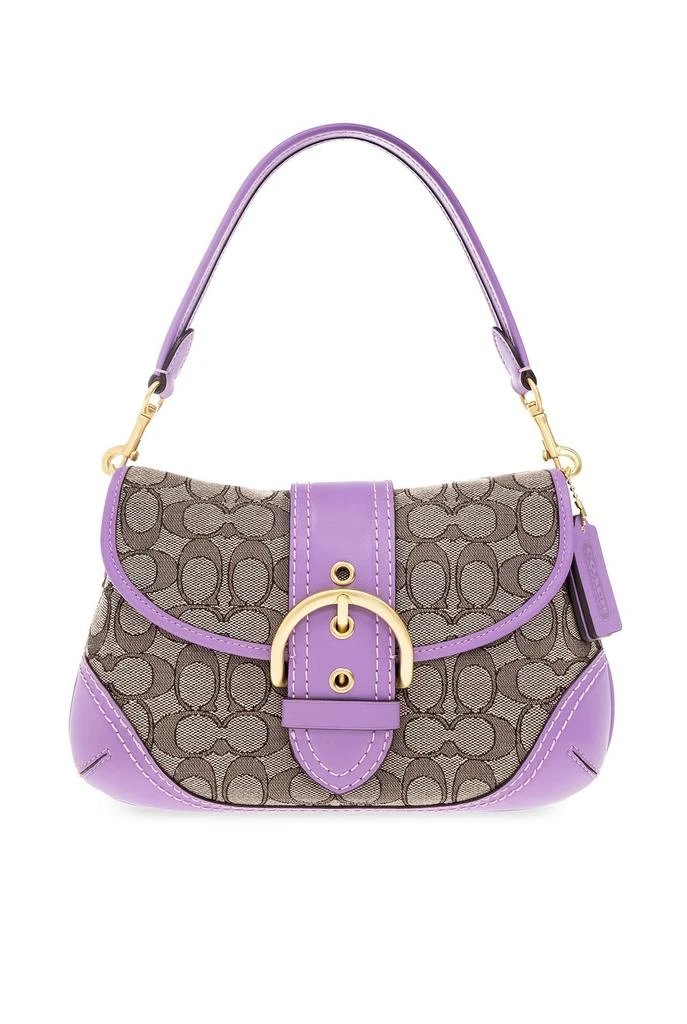 Coach Coach Soho Monogram Print Buckled Shoulder Bag 1