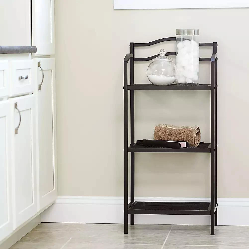 Household Essentials Free-Standing 3-Tier Shelving Unit 2