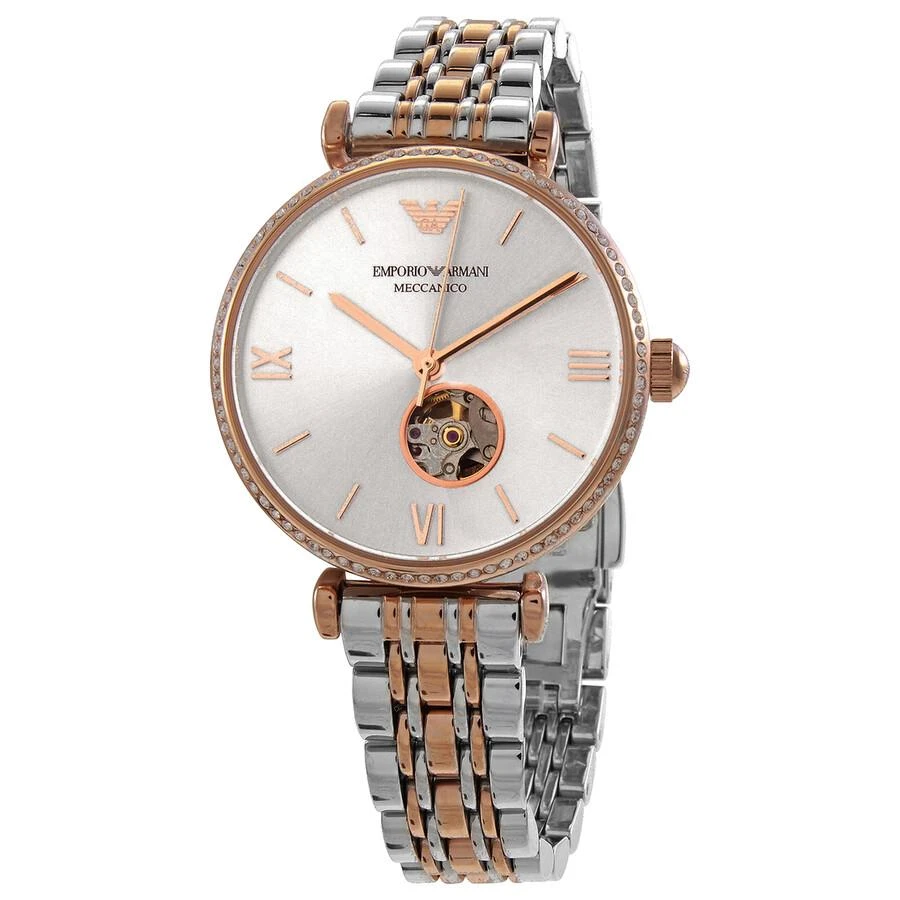 Emporio Armani GIANNI T-BAR Automatic Crystal Ladies Watch AR60019 1