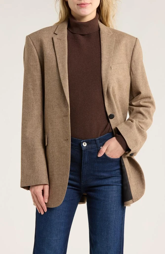 Rag 
Bone Odessa Plaid Wool Blend Blazer