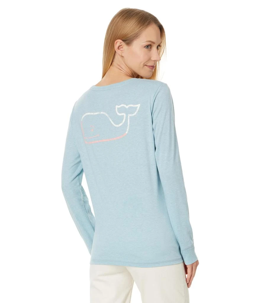 Vineyard Vines Burgee Whale Long Sleeve Dunes Tee 2