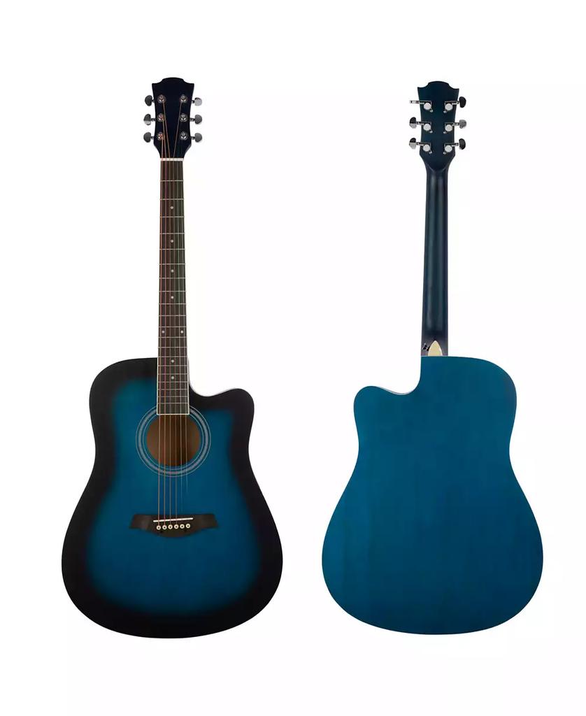 Trademark Global Hey Play 41" Acoustic Guitar Kit with Case