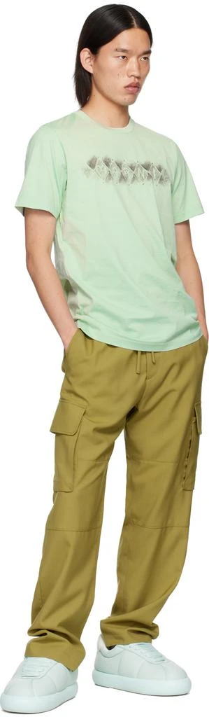 Marni Green Argyle Print T-Shirt 4