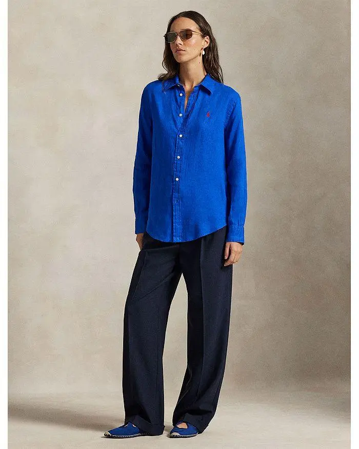 Ralph Lauren Lauren Ralph Lauren Classic Fit Linen Shirt 2