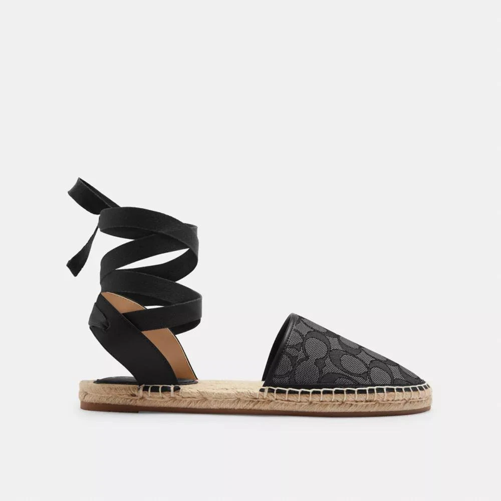 Coach Connie Espadrille In Signature Jacquard 2