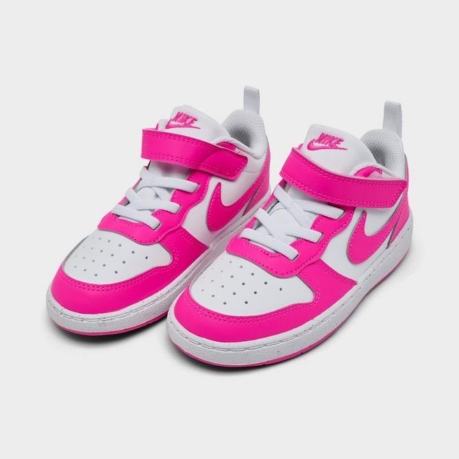 NIKE Kids' Toddler Nike Court Borough Low Recraft Stretch Lace Casual Shoes