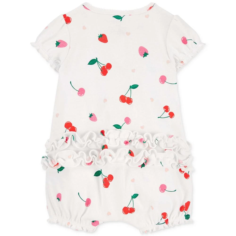 Carter's Baby Girls Cherry Snap Up Romper 2