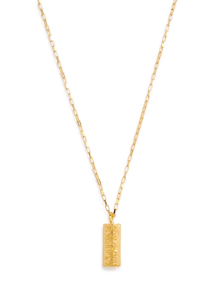 【関税込み】Alighieri ゴールド The Poet’s Lens ネックレス ALIGHIERI The Poet's Lens recycled gold-plated necklace
