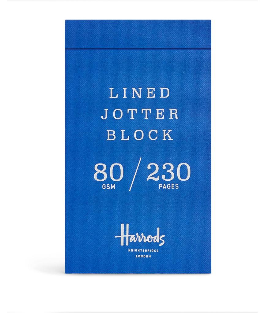 Harrods Lined Jotter Block