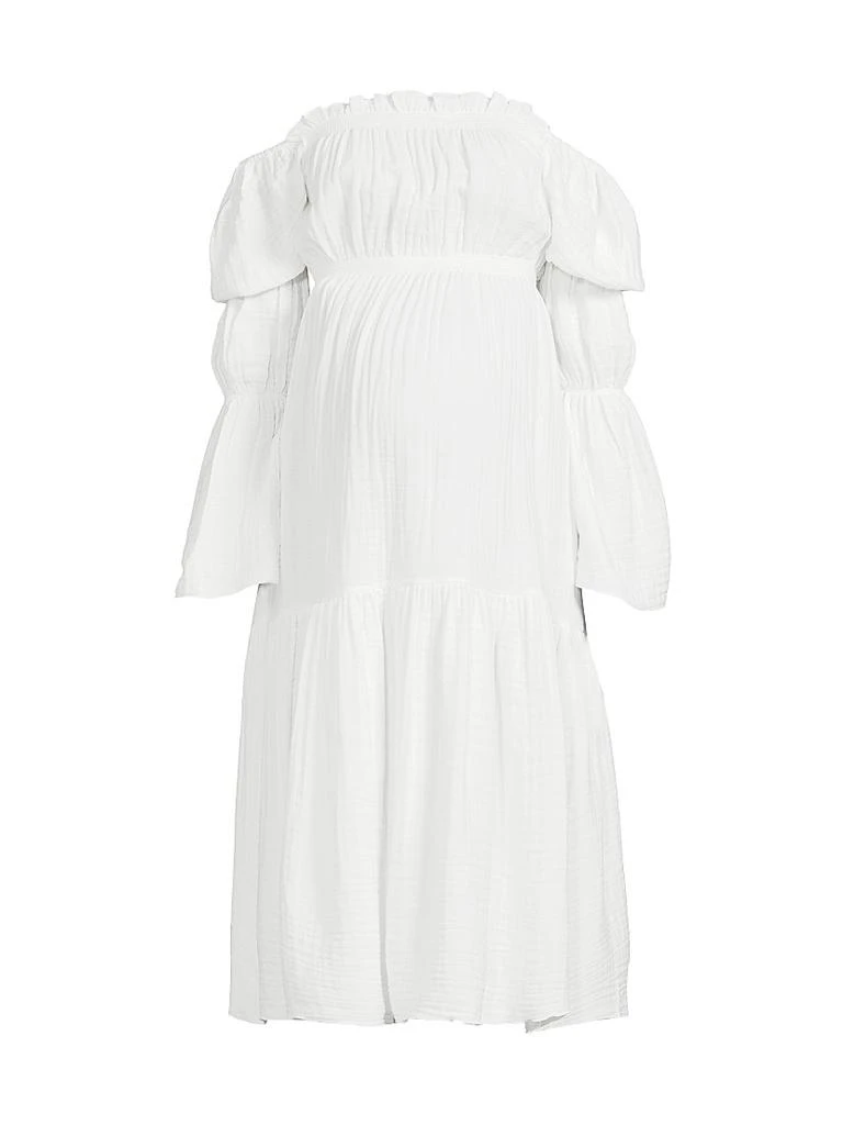 Seine Gauze Midi-Dress  On Sale Now with Up to 31% Off | Discover  Exclusive Deals & Savings at BeyondStyle  Authentic Nothing Fits But  midi-length|dresses|puff sleeve|Women's|solid|a-line|long  sleeve|women's|women's apparel|squareneck with Limited ...
