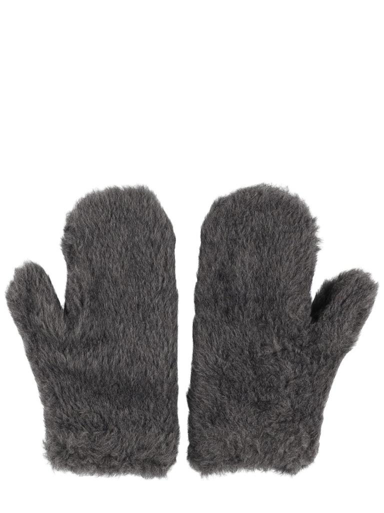 Max Mara Ombrato3 Teddy Gloves