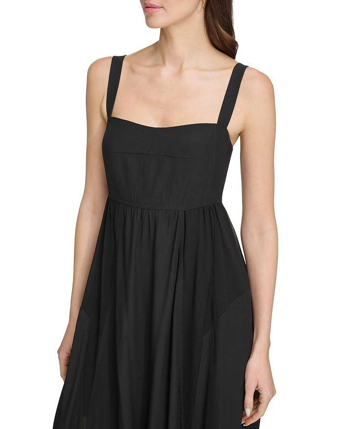 DKNY Mixed Media Midi Dress 5