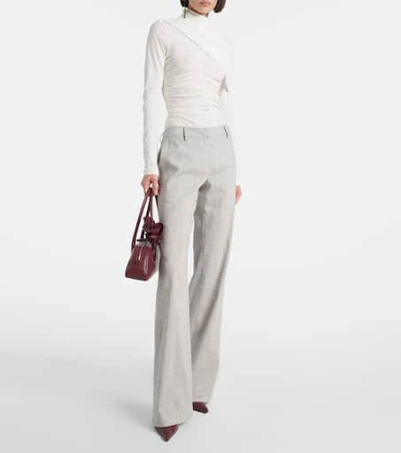 Magda Butrym Draped cotton blouse 2