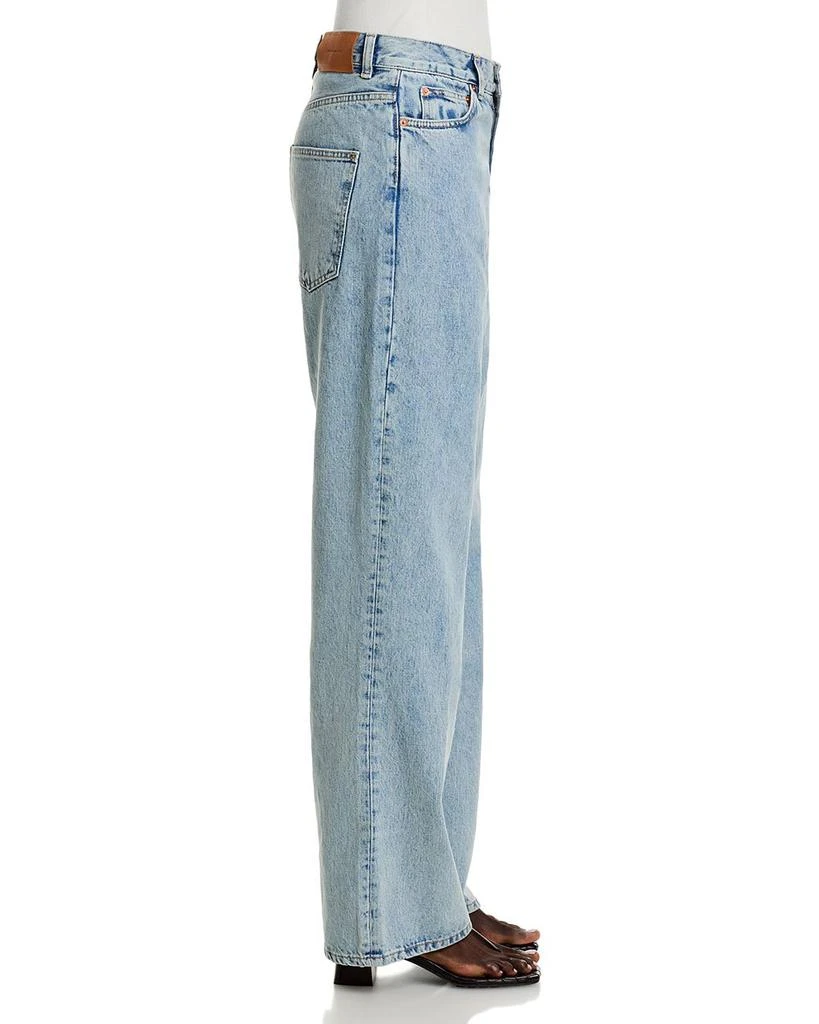 WARDROBE.NYC Low Rise Jeans in Blue 4
