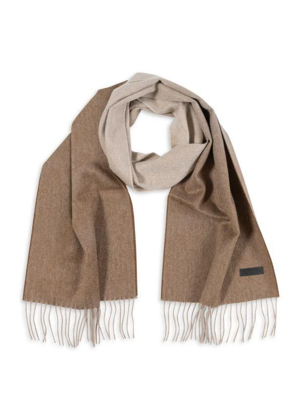 Bruno Magli Ombre Fringe Cashmere Scarf 1