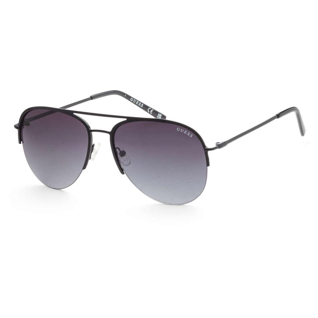 GUESS Guess Factory Men's Black Aviator Sunglasses