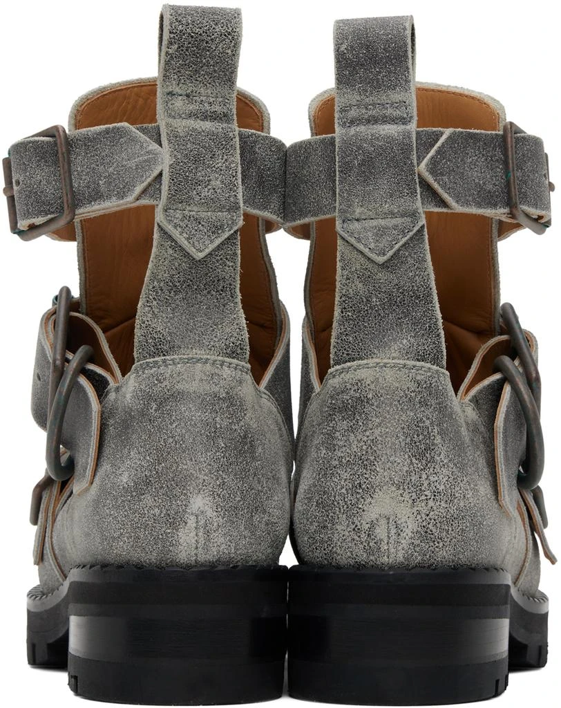 Vivienne Westwood Gray Rome Boots 2