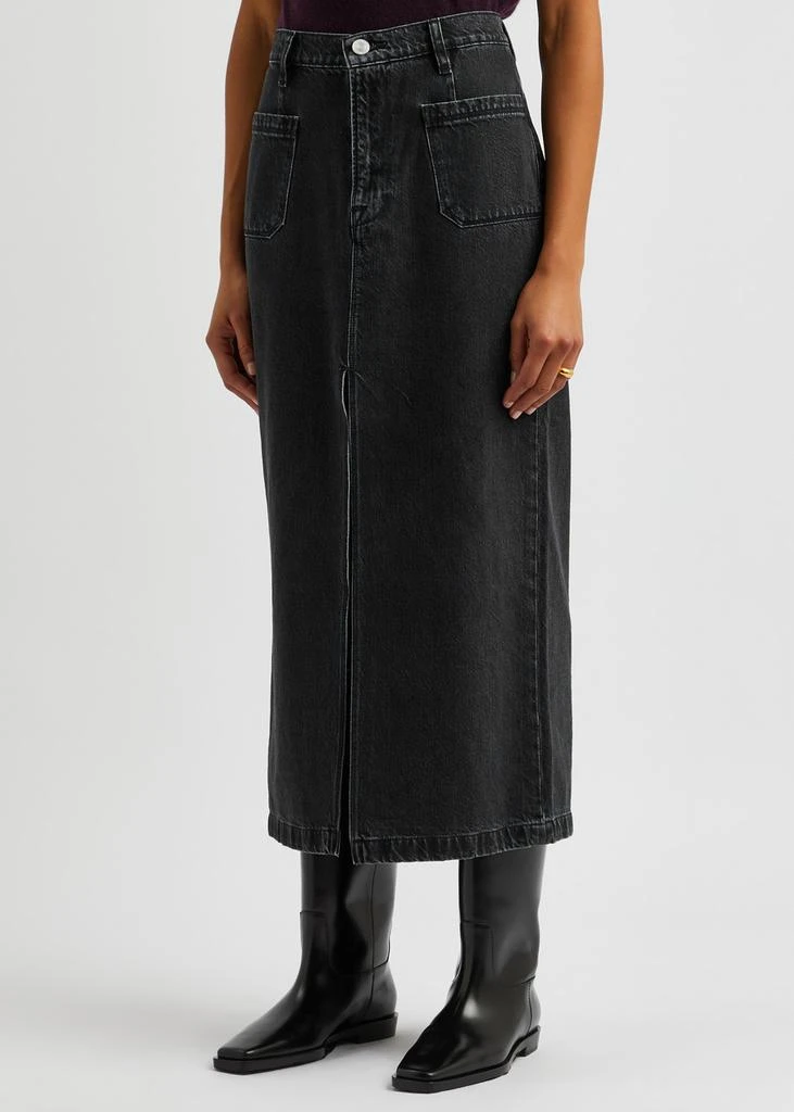 FRAME Le Bardot denim midi skirt 2