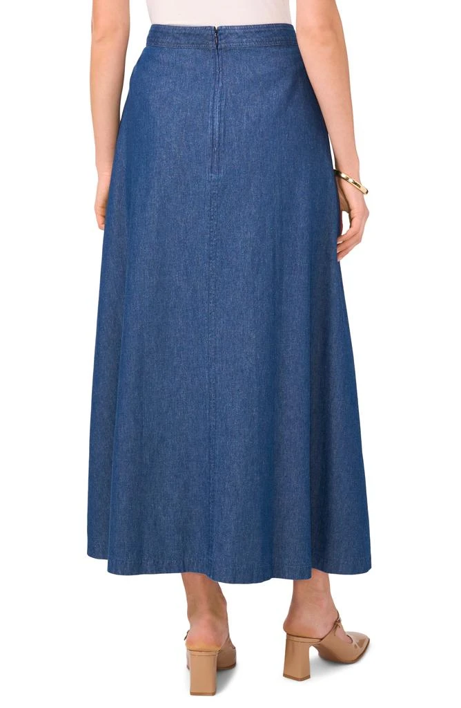 Vince Camuto Cotton Denim Midi Skirt 2
