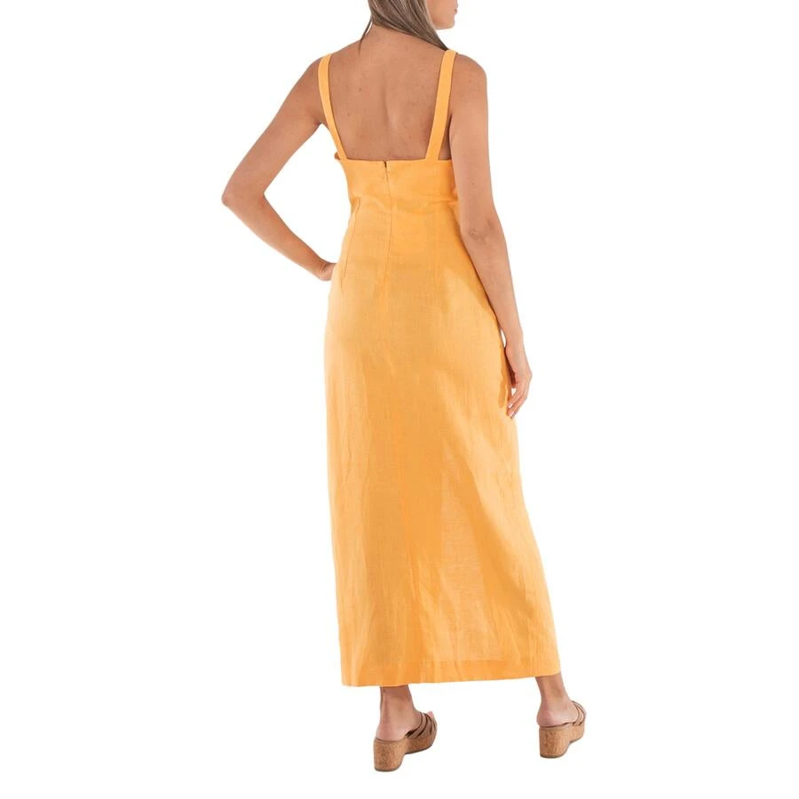 Nanushka Draped Linen Midi Dress, Size Medium  On Sale Now with Up to 67%  Off | Discover Exclusive Deals & Savings at BeyondStyle  Authentic Nanushka  women|clothing|female with Limited-Time Discounts, Free