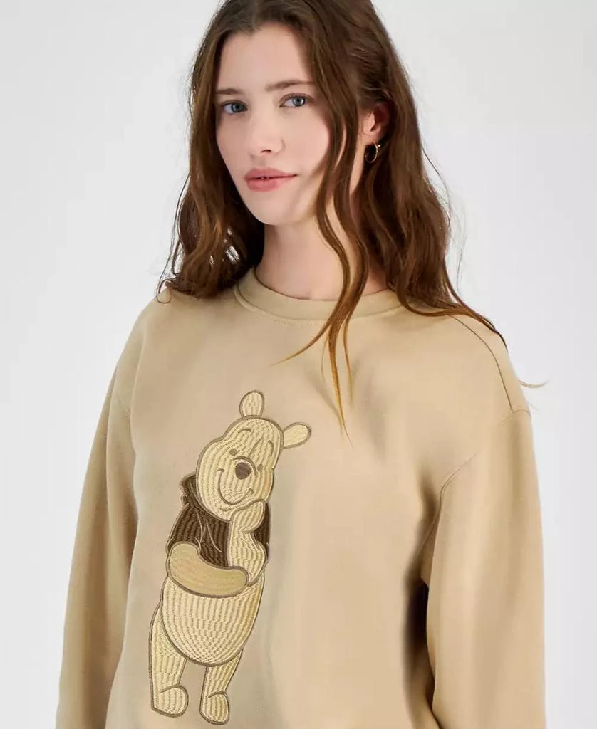 Freeze 24-7 Juniors' Embroidered Winnie The Pooh Crewneck Sweatshirt 3