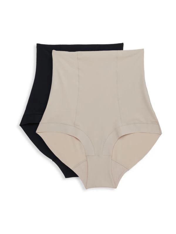 Ava & Aiden 2-Pack Bonded Edge Shapewear Control Brief 3