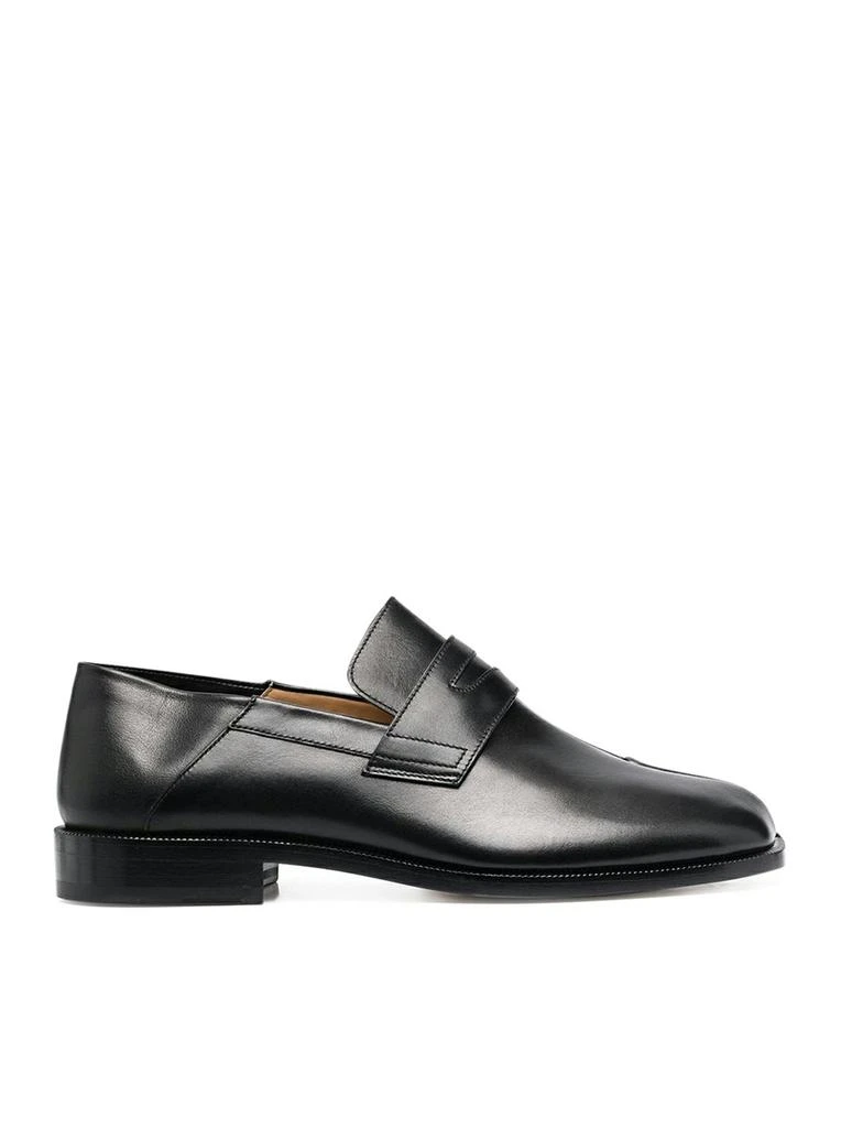 MAISON MARGIELA LEATHER TABI MOCCASINS 1