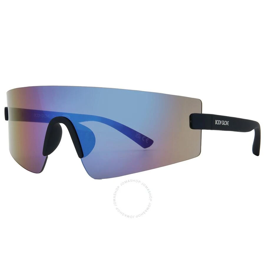 Body Glove BGPC 23 129 Blue Mirror Shield Unisex Sunglasses 10267897.FWG NAVBLU 2