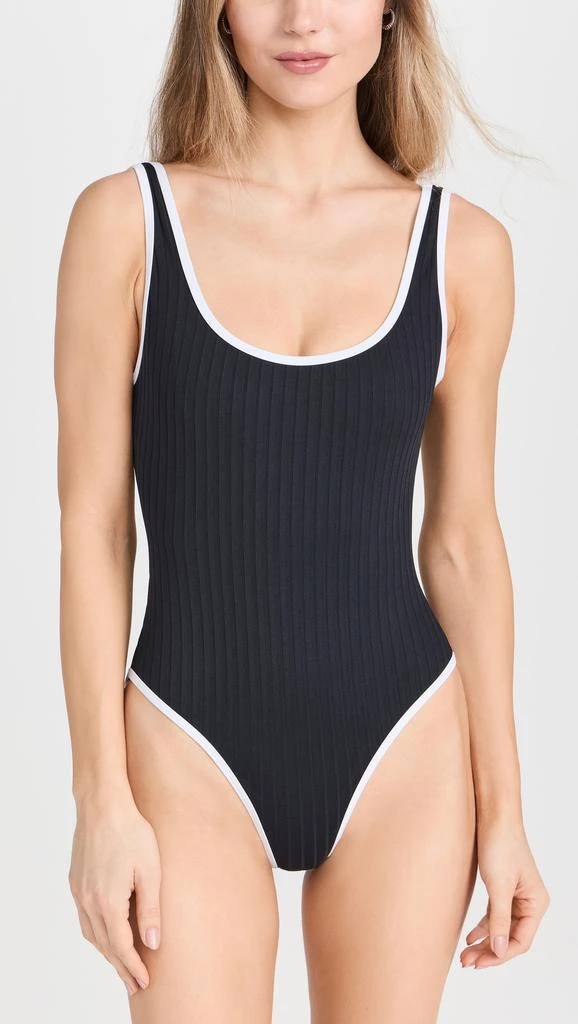 Solid  Striped The Annemarie One Piece 2