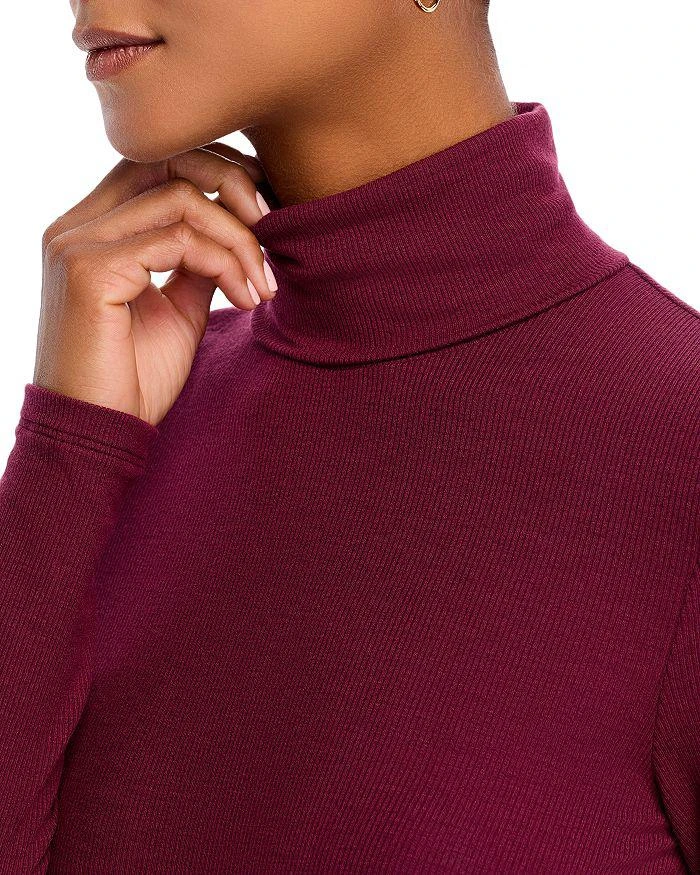 ATM Anthony Thomas Melillo Anthony Thomas Melillo Ribbed Long Sleeve Turtleneck Top 4