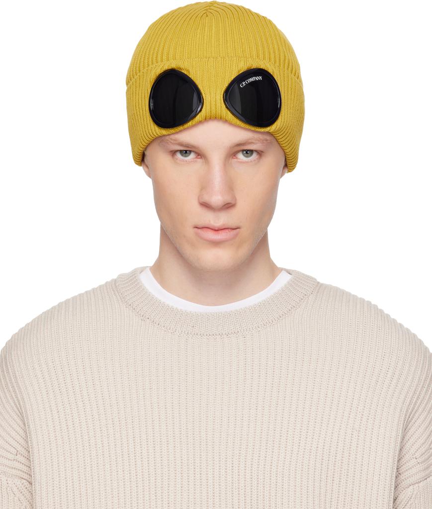 Shop White Cotton Goggle Beanie on Sale at BeyondStyle – Get 54