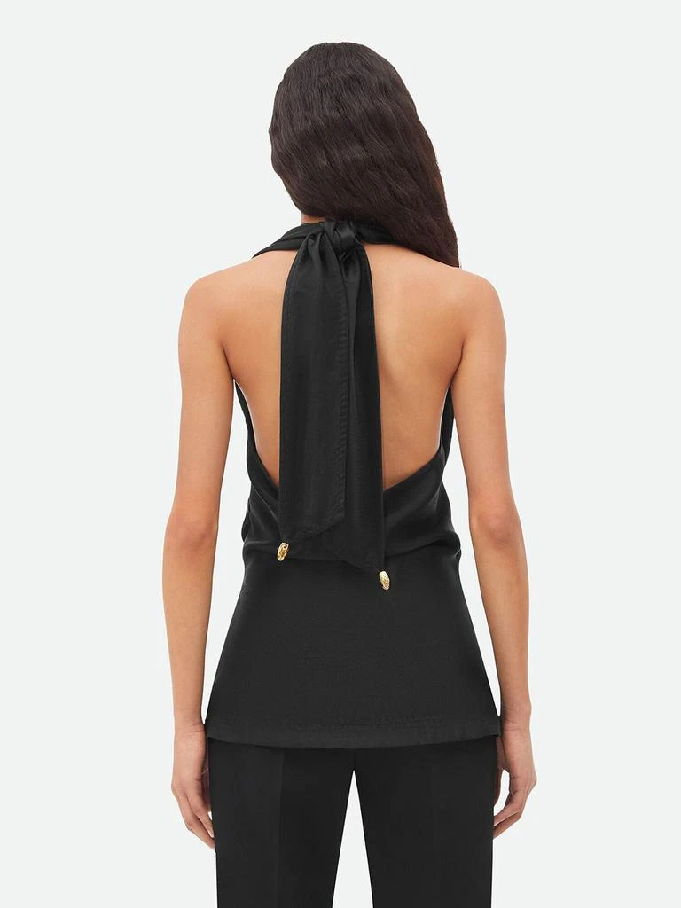 BOTTEGA VENETA DRAPED TOP IN FLUID VISCOSE 2