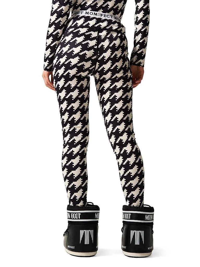 PERFECT MOMENT Base Layer Houndstooth Leggings 4