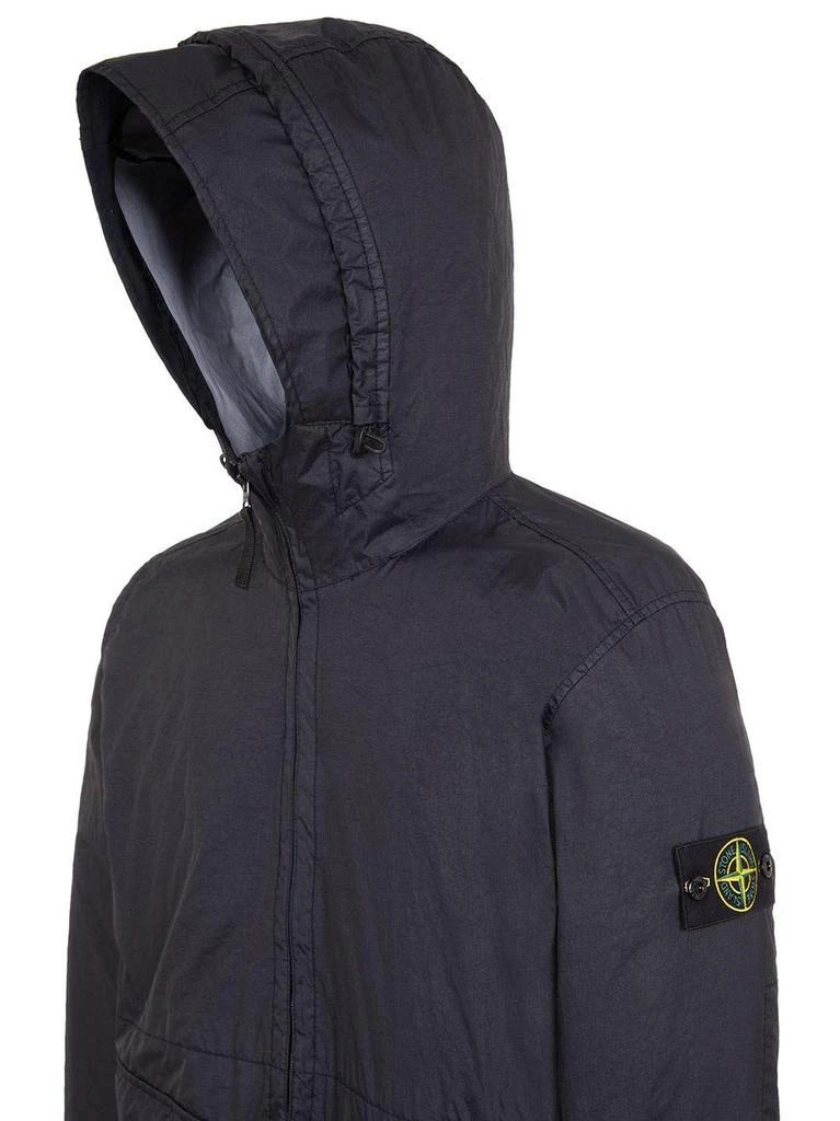 Stone Island Rainjacket In Technical Fabric 4