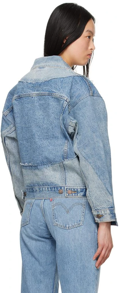 Levi's Blue 90s Repaired Denim Jacket 3