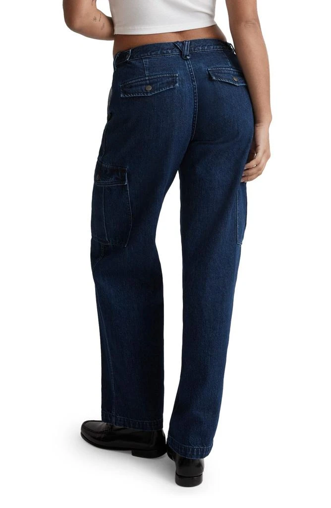 Madewell Low-Slung Straight Cargo Jeans 2
