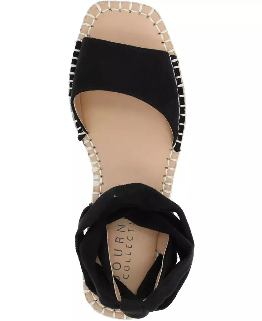 Journee Collection Women's Emelie Wide Width Espadrille Sandals 4