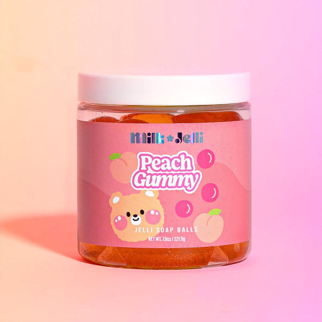 Milk Jelli Official Peach Gummy - Jelli Soap Balls