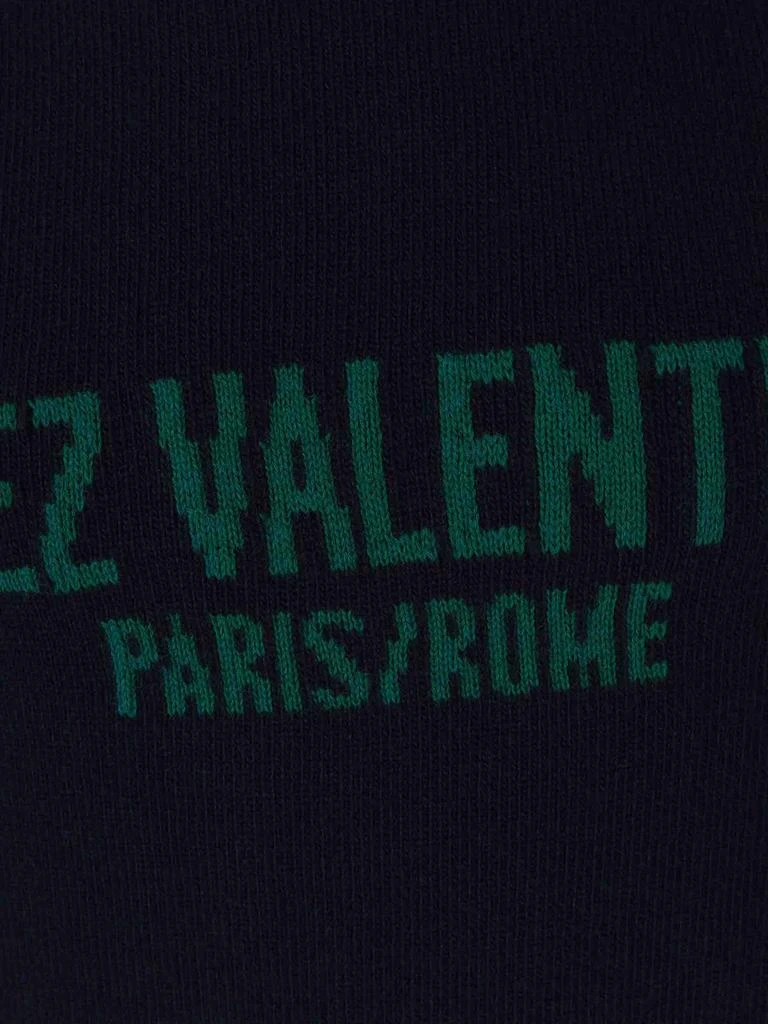 Valentino Valentino	Chez Logo Intarsia Crewneck Jumper 4