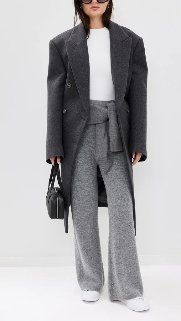 White + Warren Boucle Cashmere Blend Wide Leg Pants 4