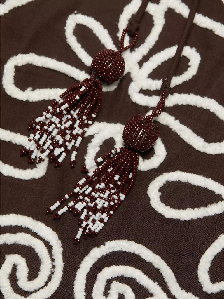 Hemant & Nandita Ilaya Embroidered Cotton Halterneck Minidress 7