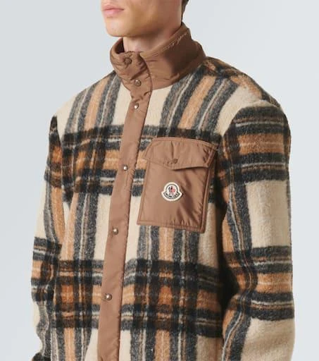 Moncler Checked teddy jacket  5