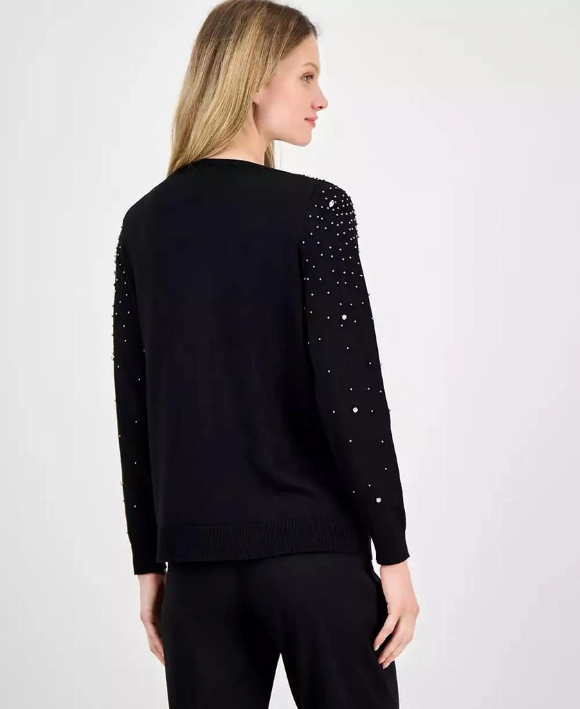 Anne Klein Women's Embellished Boatneck Sweater 2